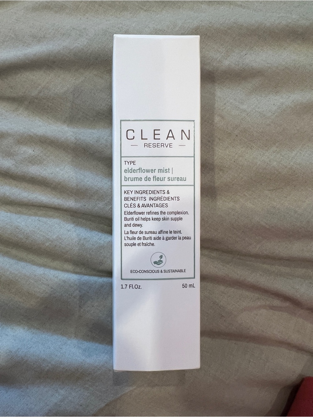 Clean Reserve Elderflower Mist Toner — White